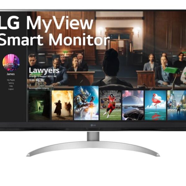 Monitor LCD Monitor|LG|MyView 32''|31.5"|Smart/4K|Panel VA|3840x2160|16:9|5 ms|Speake...