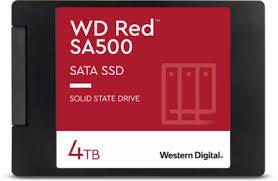 SSD SATA seade SSD|WESTERN DIGITAL|Red SA500|4TB|SATA 3.0|Write speed 520 MBytes/sec|Read sp...