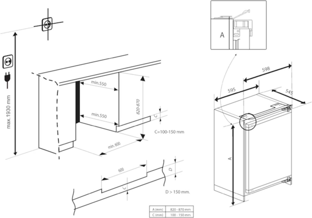 Integreeritav külmik Beko BU1104N - Image 3