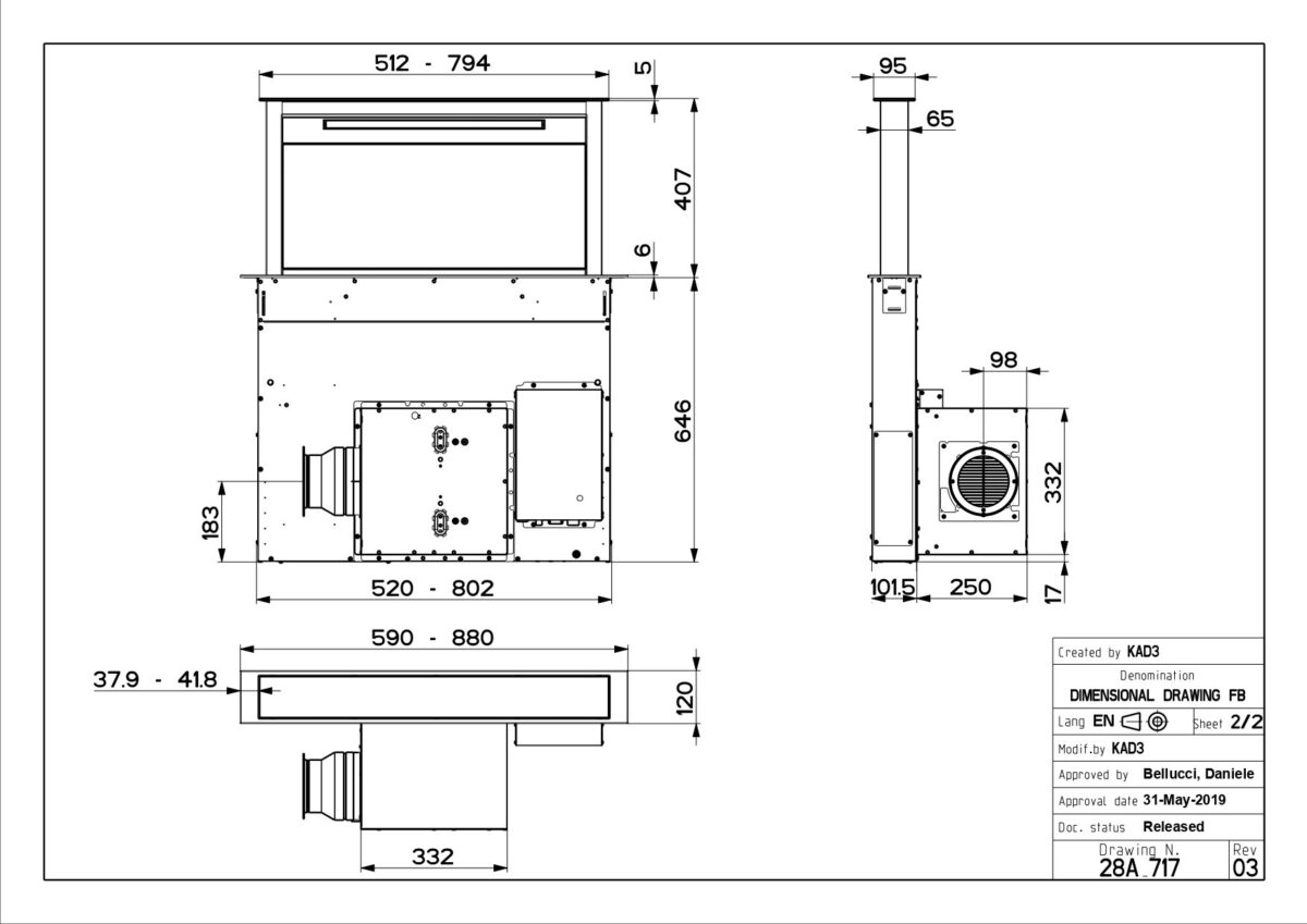 Õhupuhastaja Faber Fabula Plus  EVO+BK 60 cm - Image 4