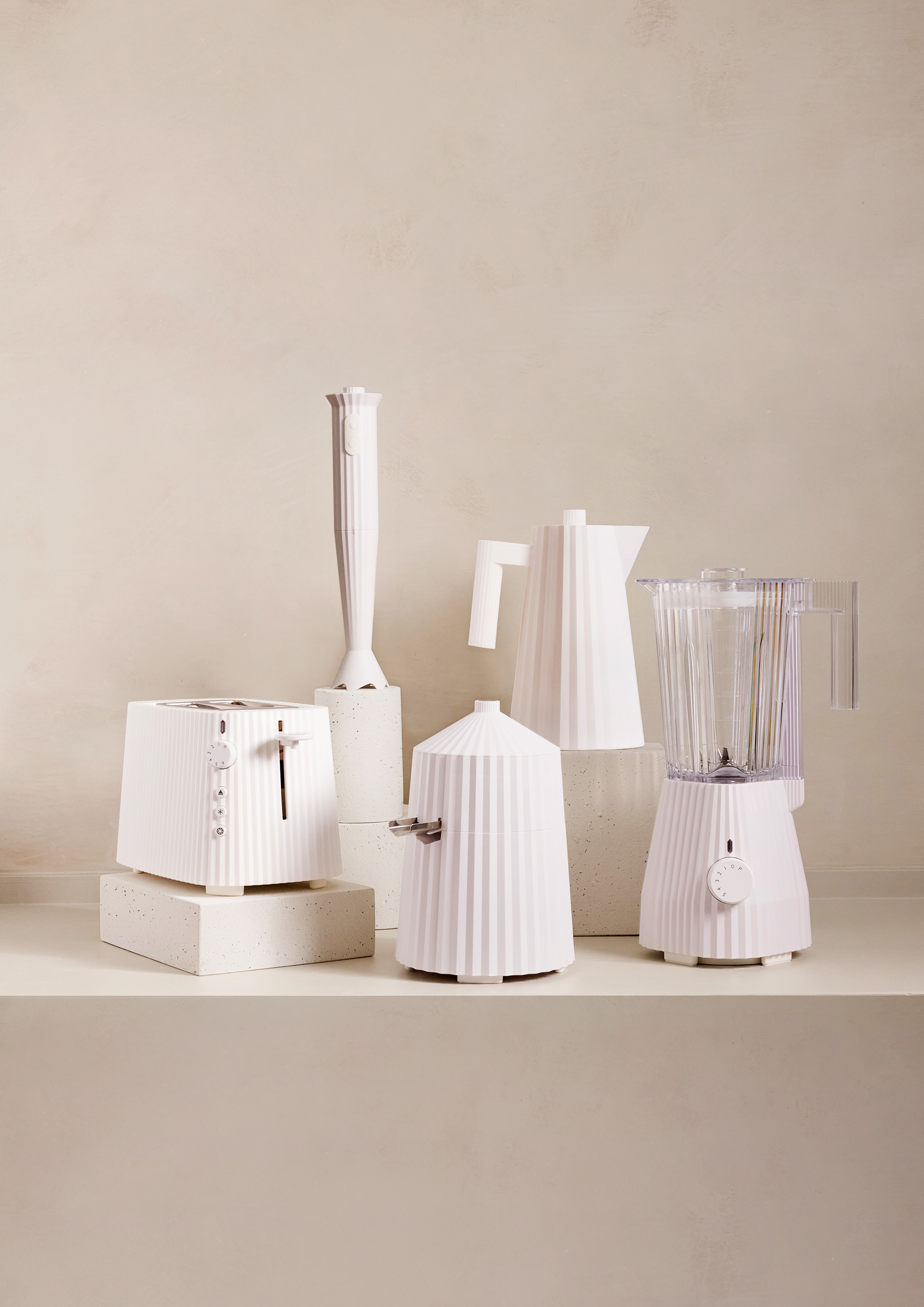 Röster XL Plisse Alessi MDL15W, valge - Image 4