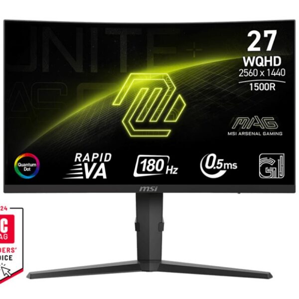 Monitor LCD Monitor|MSI|MAG 275CQRF QD E2|27"|Gaming/Curved|Swivel|Height adjustable|...