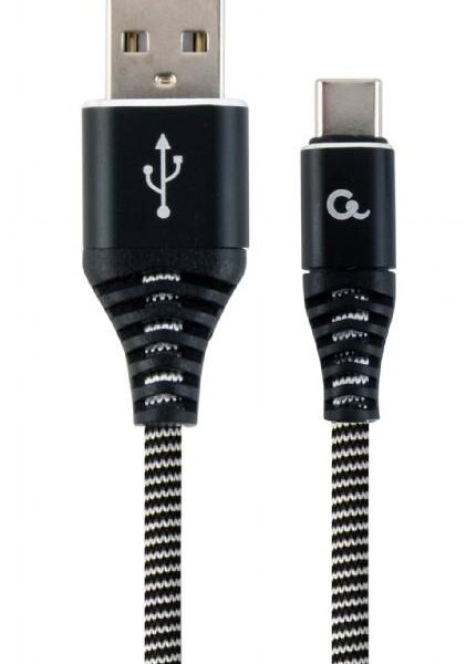 CABLE USB-C TO USB2 2M BLK/WHT/CC-USB2B-AMCM-2M-BW GEMBIRD