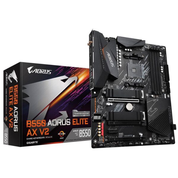 Emaplaat for AMD Protsessors Mainboard|GIGABYTE|AMD B550|SAM4|ATX|Memory DDR4|Memory slots 4|2xPCI-Express...