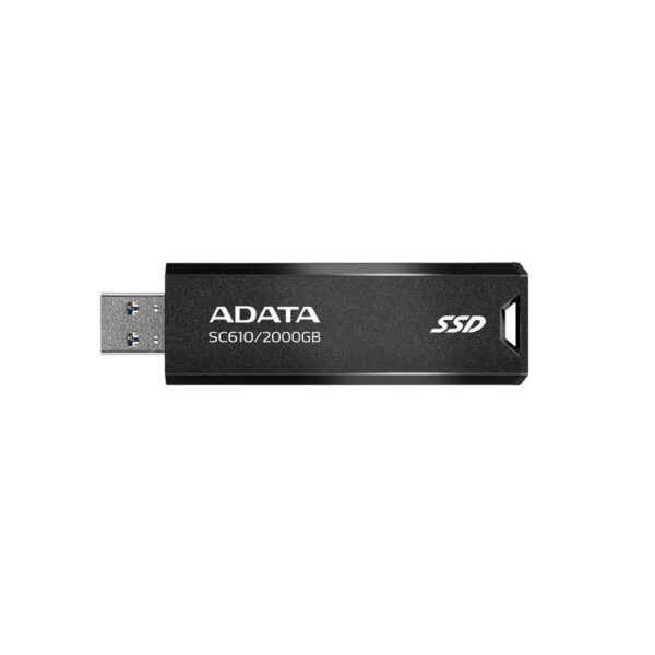 SSD väline seade External SSD|ADATA|SC610|2TB|USB 3.2|Write speed 500 MBytes/sec|Read speed 55...