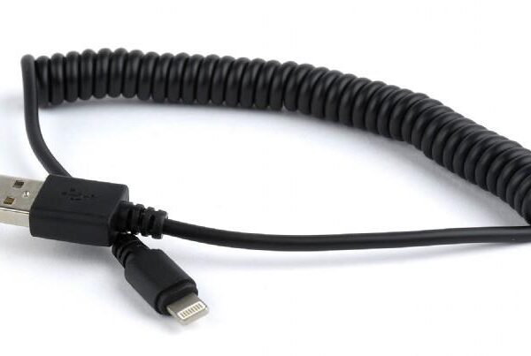 CABLE LIGHTNING TO USB2 1.5M/SPIRAL CC-LMAM-1.5M GEMBIRD