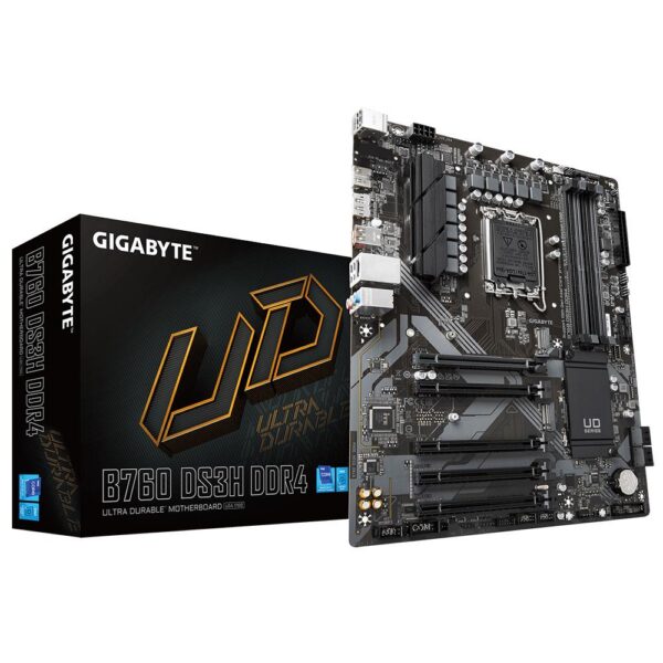 Emaplaat for Intel Protsessors Mainboard|GIGABYTE|Intel B760 Express|LGA1700|ATX|Memory DDR4|Memory slots 4|...