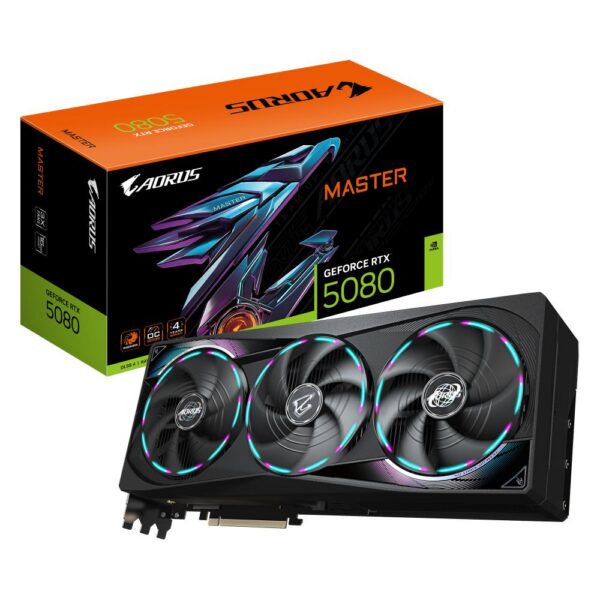 Graafikakaart Graphics Card|GIGABYTE|NVIDIA GeForce RTX 5080|16 GB|GDDR7|256 bit|PCIE 5.0 1...