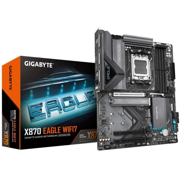 Emaplaat for AMD Protsessors Mainboard|GIGABYTE|AMD X870|SAM5|ATX|Memory DDR5|Memory slots 4|2xPCI-Express...