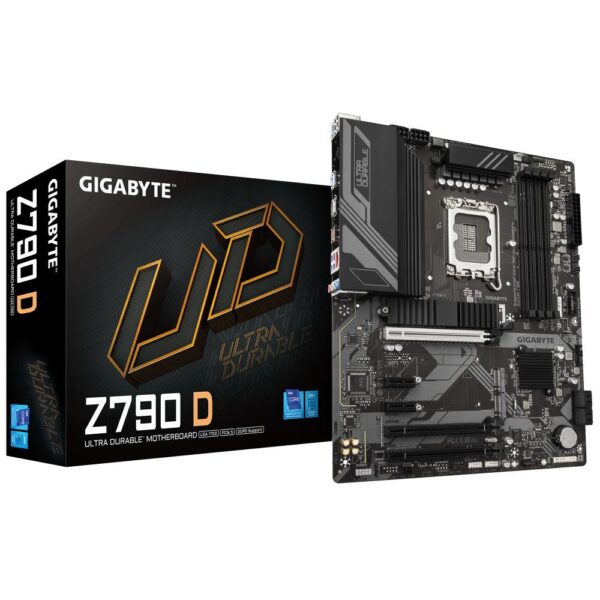 Emaplaat for Intel Protsessors Mainboard|GIGABYTE|Intel Z790|LGA1700|ATX|Memory DDR5|Memory slots 4|2xPCI-Ex...
