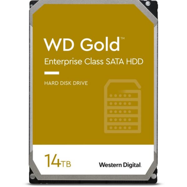 Kõvaketas HDD|WESTERN DIGITAL|Gold|14TB|SATA 3.0|512 MB|7200 rpm|3,5"|WD142KRYZ