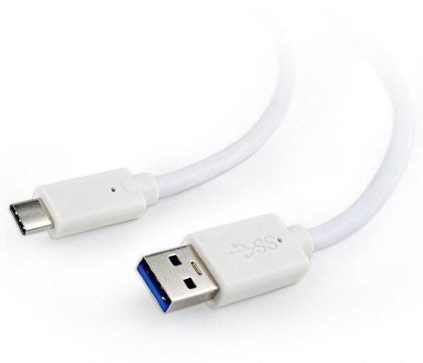 CABLE USB-C TO USB3 0.1M WHITE/CCP-USB3-AMCM-W-0.1M GEMBIRD