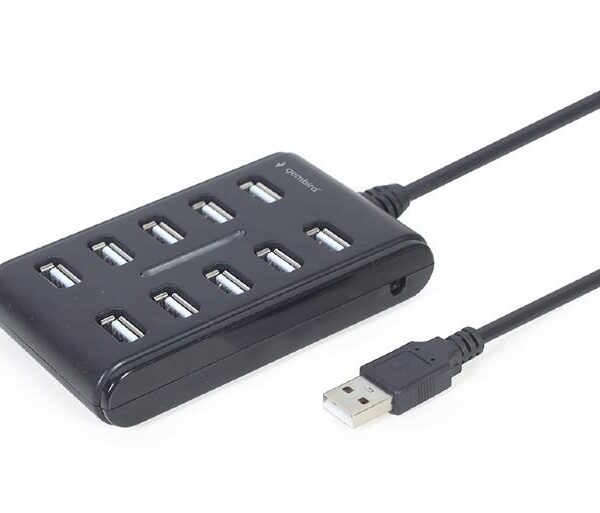 I/O HUB USB2 10PORT/UHB-U2P10P-01 GEMBIRD