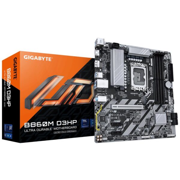 Emaplaat for Intel Protsessors Mainboard|GIGABYTE|Intel B860 Express|LGA1851|Micro-ATX|Memory DDR5|Memory sl...