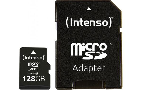 Mälukaart MEMORY MICRO SDXC 128GB C10/W/ADAPTER 3413491 INTENSO