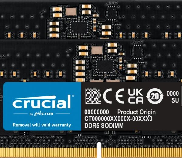 NB MEMORY 128GB DDR5-5600/SO KIT2 CT2K64G56C46S5 CRUCIAL