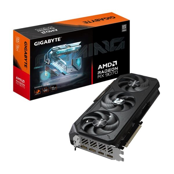 Graafikakaart Graphics Card|GIGABYTE|AMD Radeon RX 9070|16 GB|GDDR6|256 bit|PCIE 5.0 16x|Tr...