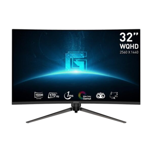 Monitor LCD Monitor|MSI|G32CQ5P|32"|Gaming/Curved|Panel VA|2560x1440|16:9|170 ??|Matt...
