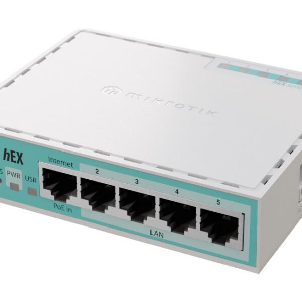 Ruuter NET ROUTER 10/100/1000M 5P HEX/E50UG MIKROTIK
