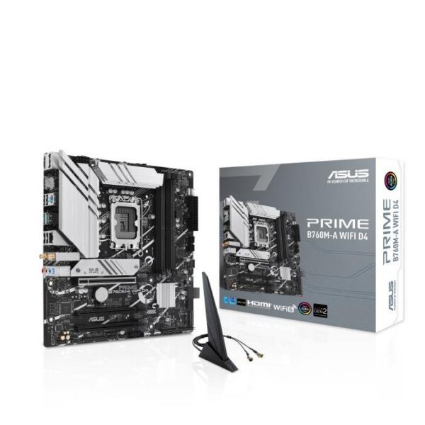 Emaplaat for Intel Protsessors Mainboard|ASUS|Intel B760 Express|LGA1700|Micro-ATX|Memory DDR4|Memory slots ...