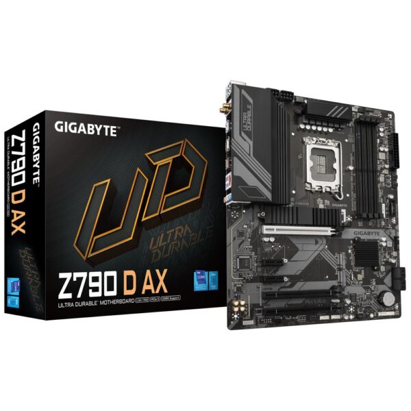 Emaplaat for Intel Protsessors Mainboard|GIGABYTE|Intel Z790|LGA1700|ATX|Memory DDR5|Memory slots 4|2xPCI-Ex...