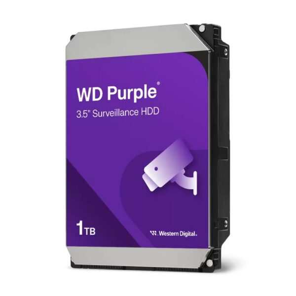 HDD|WESTERN DIGITAL|Purple|1TB|SATA 3.0|64 MB|5400 rpm|3,5"|WD10PURZ