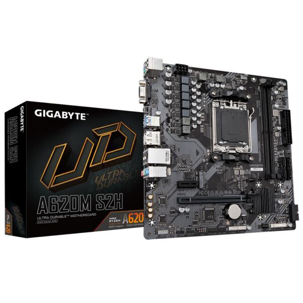 Emaplaat for AMD Protsessors Mainboard|GIGABYTE|AMD A620|SAM5|Micro-ATX|Memory DDR5|Memory slots 2|1xPCI-E...