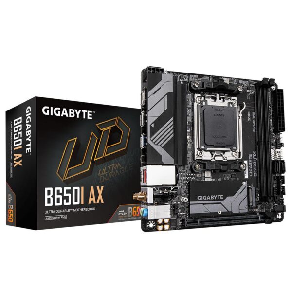 Emaplaat for AMD Protsessors Mainboard|GIGABYTE|AMD B650|SAM5|Mini-ITX|Memory DDR5|Memory slots 2|1xPCI-Ex...