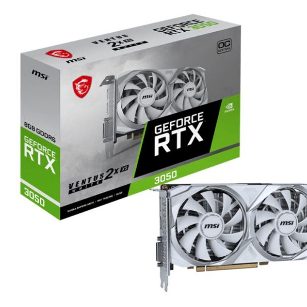 Graafikakaart Graphics Card|MSI|NVIDIA GeForce RTX 3050|8 GB|GDDR6|128 bit|1xDVI-D|1xHDMI|1...