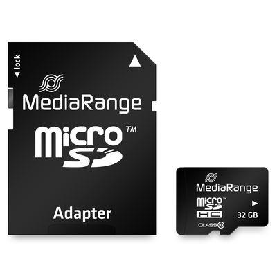 Mälukaart MEMORY MICRO SDHC 32GB C10/W/ADAPTER MR959 MEDIARANGE