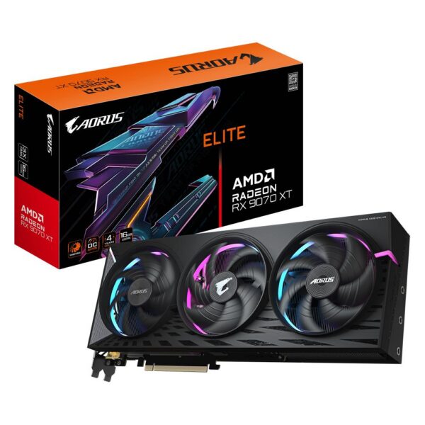 Graafikakaart Graphics Card|GIGABYTE|AMD Radeon RX 9070 XT|16 GB|GDDR6|256 bit|PCIE 5.0 16x...