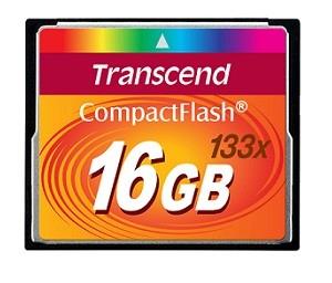 Mälukaart MEMORY COMPACT FLASH 16GB/133X TS16GCF133 TRANSCEND