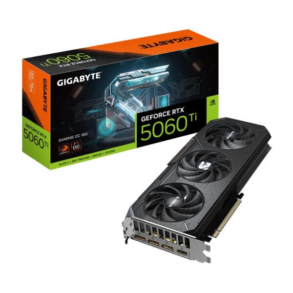 Graafikakaart Graphics Card|GIGABYTE|NVIDIA GeForce RTX 5060 Ti|16 GB|GDDR7|128 bit|PCIE 5....