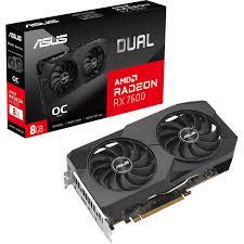 Graafikakaart Graphics Card|ASUS|AMD Radeon RX 7600|8 GB|GDDR6|128 bit|PCIE 4.0 8x|Two and ...
