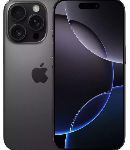 Nutitelefon MOBILE PHONE IPHONE 16 PRO/512GB BLACK TITAN. MYNM3 APPLE