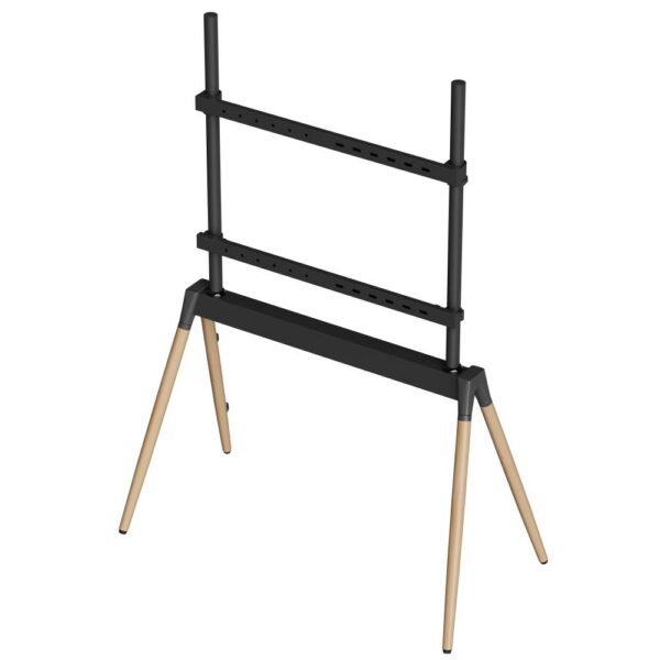 Seinakinnitus TV SET ACC FLOOR STAND 55-86"/BLK/WOOD TVS-86F-01-BK GEMBIRD