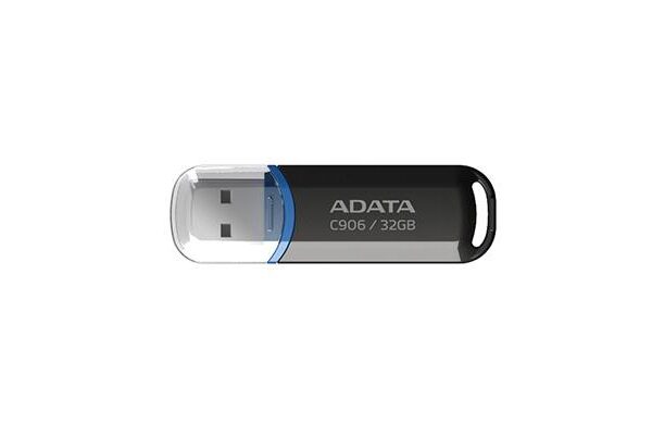 USB mälupulk MEMORY DRIVE FLASH USB2 32GB/BLACK AC906-32G-RBK ADATA