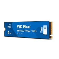SSD|WESTERN DIGITAL|Blue SN5000|4TB|M.2|PCIe Gen4|NVMe|Write speed 5000 MByte...