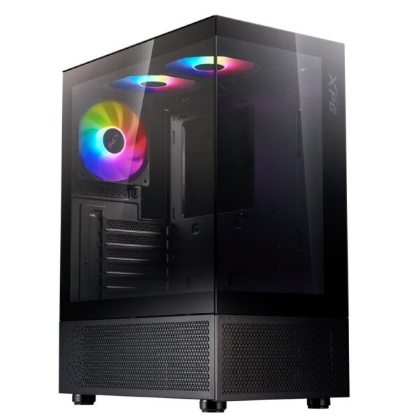 Case|ADATA|INVADER X MINI|MidiTower|Case product features Transparent panel|A...