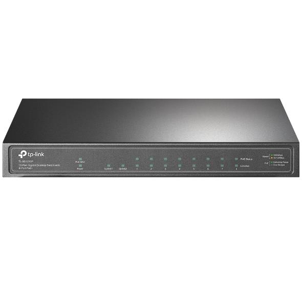 Switch|TP-LINK|TL-SG1210P|Desktop/pedestal|9x10Base-T / 100Base-TX / 1000Base...