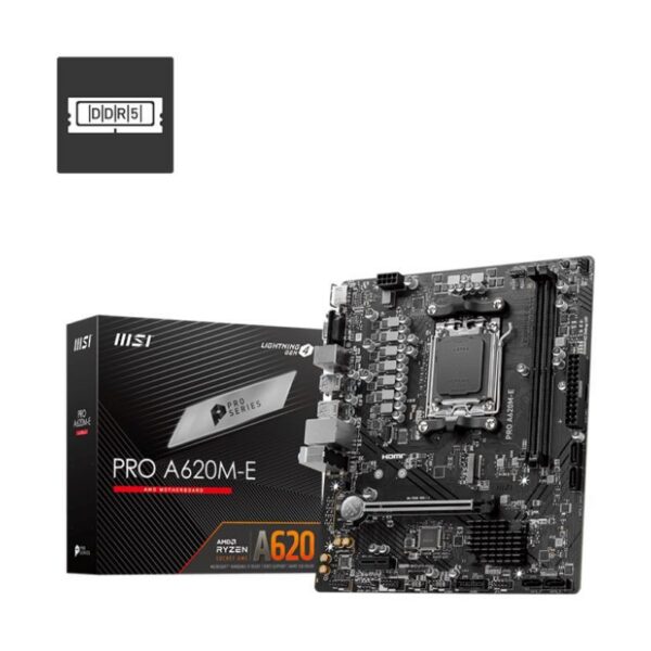 Emaplaat for AMD Protsessors Mainboard|MSI|AMD A620|SAM5|Micro-ATX|Memory DDR5|Memory slots 2|1xPCI-Expres...