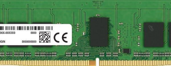 Server Memory Module|MICRON|DDR4|8GB|RDIMM/ECC|3200 MHz|CL 22|1.2 V|Chip Orga...