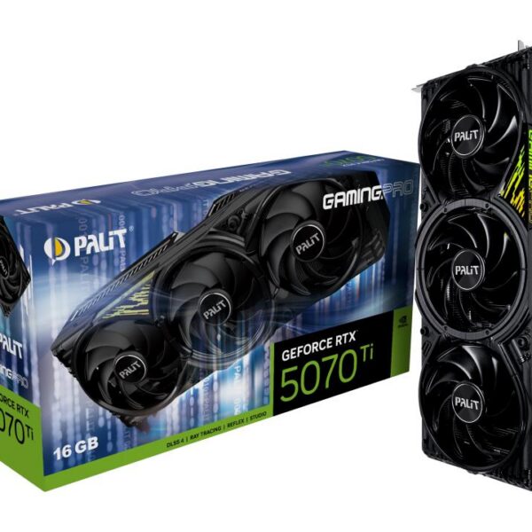 Graafikakaart Graphics Card|PALIT|NVIDIA GeForce RTX 5070 Ti|16 GB|GDDR7|256 bit|PCIE 5.0 1...