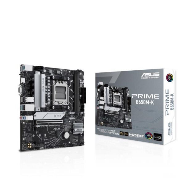 Emaplaat for AMD Protsessors Mainboard|ASUS|AMD B650|SAM5|Micro-ATX|Memory DDR5|Memory slots 2|2xPCI-Expre...