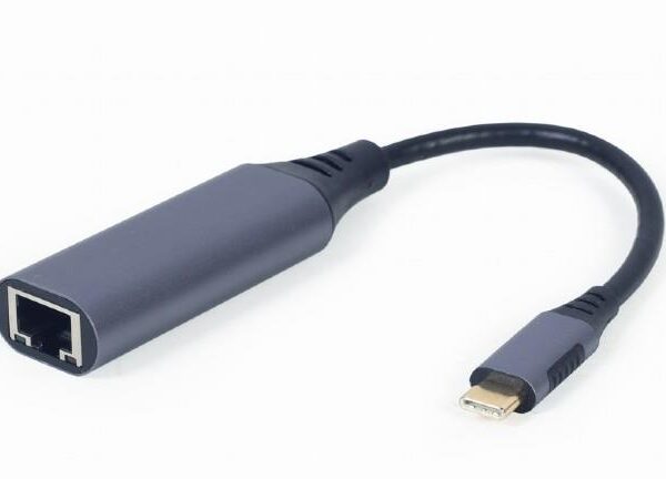 I/O ADAPTER USB-C TO LAN/GREY A-USB3C-LAN-01 GEMBIRD