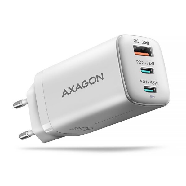 Autolaaidja MOBILE CHARGER WALL USB 65W/GAN 3PORT ACU-DPQ65W AXAGON