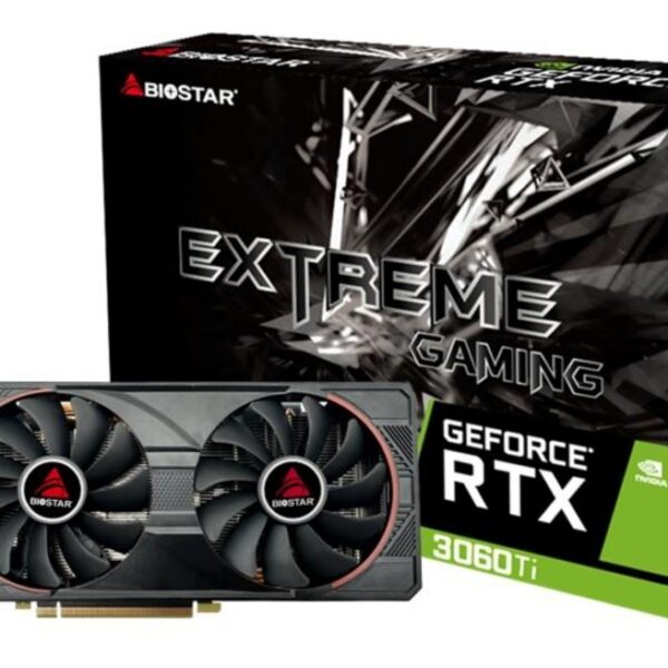 Graafikakaart Graphics Card|BIOSTAR|NVIDIA GeForce RTX 3060 Ti|8 GB|GDDR6|256 bit|PCIE 4.0 ...