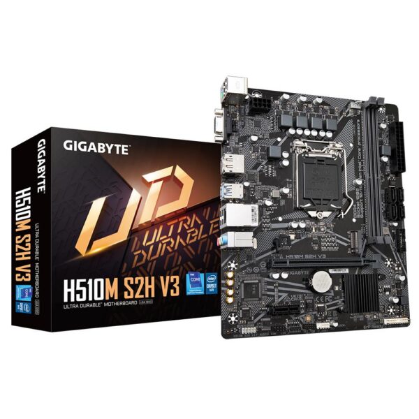 Emaplaat for Intel Protsessors Mainboard|GIGABYTE|Intel H470 Express|LGA1200|Micro-ATX|Memory DDR4|Memory sl...
