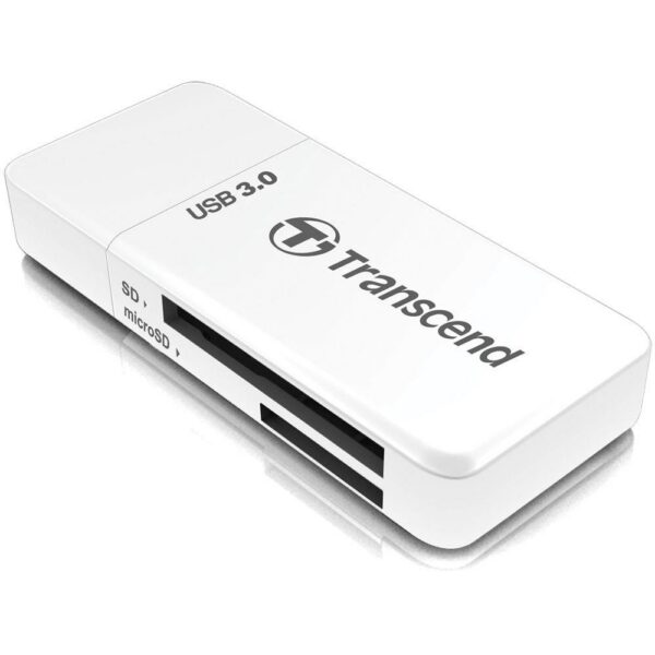 Mälukaart MEMORY READER FLASH USB3.1/WHITE TS-RDF5W TRANSCEND