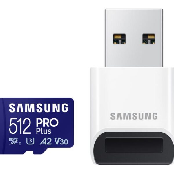 Mälukaart MEMORY MICRO SDXC PRO+ 512GB/W/ADAPT. MB-MD512SB/WW SAMSUNG